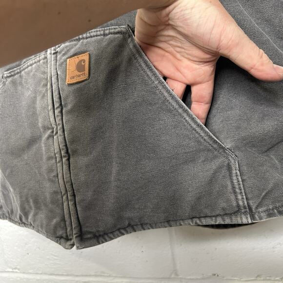 Carhartt Sandstone Sherpa-Lined Vest “Gravel” V33 GVL - Picture 5 of 9